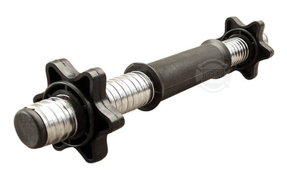 Mancuerna Rosca Caño Cromado Agarre Tope Pvc Discos Pesas- 1 Mancuerna Rosca Caño Cromado Agarre Tope Pvc Discos Pesas- 1