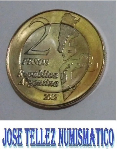 Moneda Argentina Conmemorativa Malvinas Palermo 0