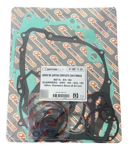 Kit De Juntas Beta Bk 150 Completo Con O´ring Ruta 3 Motos 1