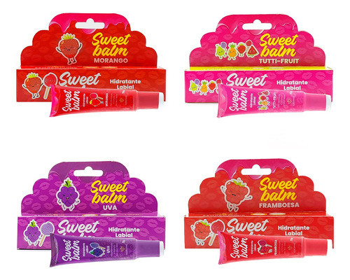 Hidratante Labial Sweet Balm Kit C/ 12 Unidades 0