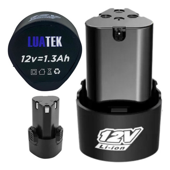 Bateria Parafusadeira 12v Lítio Potência De Carga 1.3 Ah 0