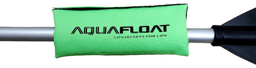 Salva Remo Flotante Kayak Aquafloat Verde Fluo 0