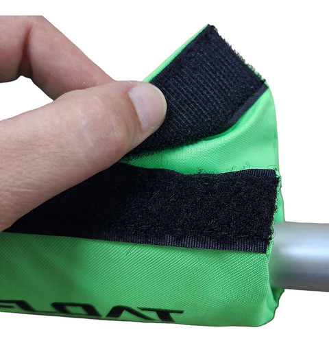 Salva Remo Flotante Kayak Aquafloat Verde Fluo 1