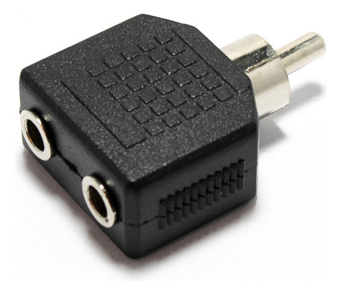 10 Adaptadores 2 Hembra 3.5 Mono A 1 Rca Macho Jack Plug 1