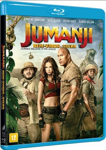 Blu-ray Jumanji Bem-vindo A Selva - Original & Lacrado 0