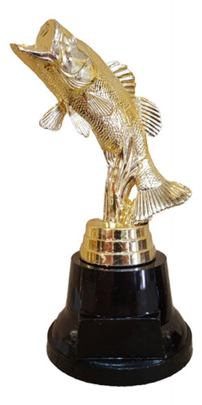 Trofeo Plástico Pesca Surubi 14cm Base Alta - Souvenir 0