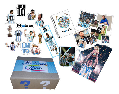 Ilusiones Box Premium Messi Con Taza, Caja Regalo 1