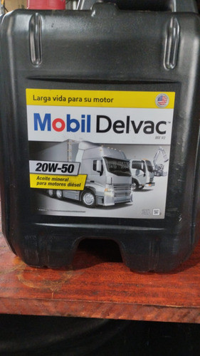 Aceite Motor Diesel Mobil Delvac Mx V2 20w-50 20litros 1
