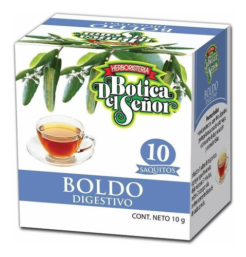 Pack De 2 Té De Boldo Botica Del Señor 10 Saquitos 0