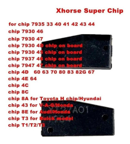 Transponder Xhorse Super Chip Xt27a66 Mini Vvdi Vvdi2 1