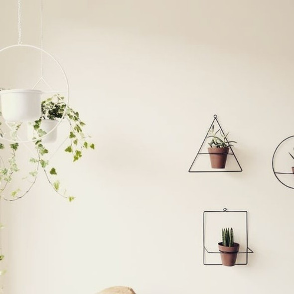 Porta Maceta De Pared Geo-deco 1