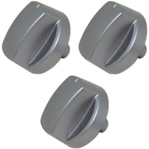 Kit Original 3 Manipulo Botoes P/ Fogão Eletrolux Oe7mx 0