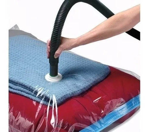 Bolsa Al Vacio 70 X 100 Guarda Ropa Aspiradora Espacio Viaje 1