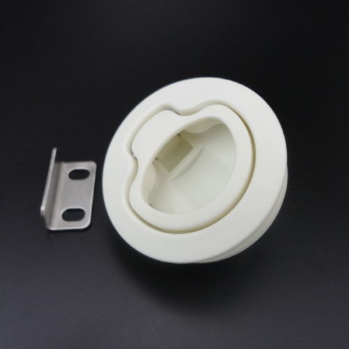 Bote De Plástico Blanco Cubierta Hatch 1/2 '' Puerta 2'' Tir 1