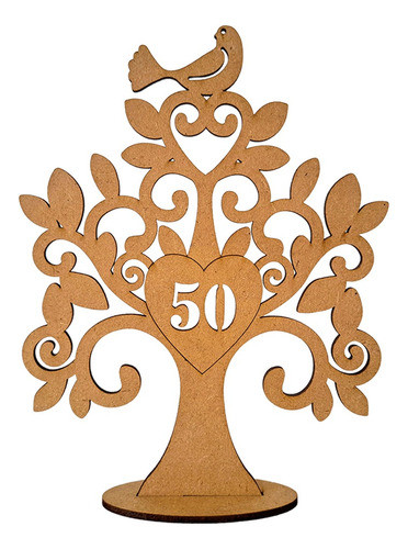 10 Centro De Mesa Arbol De La Vida 20cm Fibrofácil Mdf 0