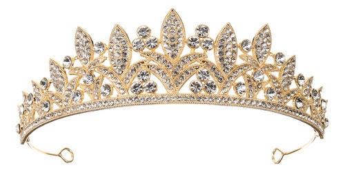 Coroa De Tiara De Strass Barroca Para Rainha 0