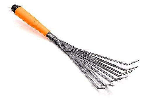 Buscador De Acero De 9 Pies Mano Fan Leaf Rake Garden Tool 0
