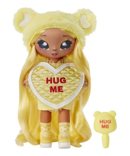 Mini Muñeca Nanana Sweteets Hearts Amarilla Coleccionable 0