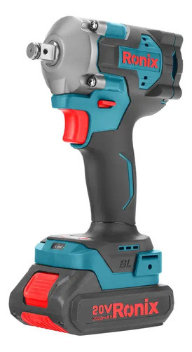 Chave De Impacto Brushless 20v Ronix 8654 350nm 2 Baterias 0