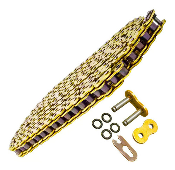 Cadena Dorada Con Oring 428 Motomel Dlx 110 0 Cadena Dorada Con Oring 428 Motomel Dlx 110 0