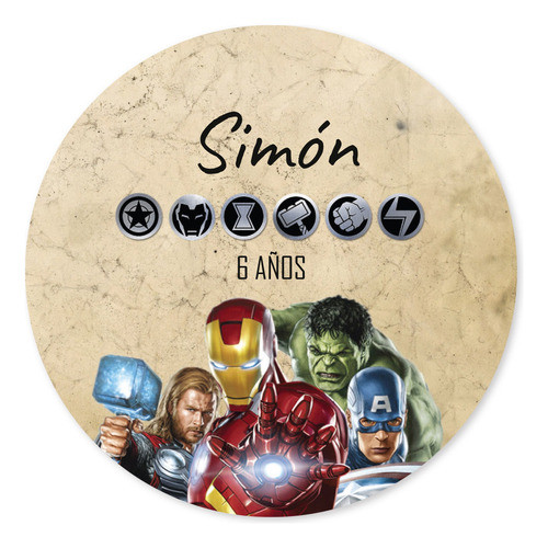 Kit Imprimible Superheroes Super Heroes Tukit 0