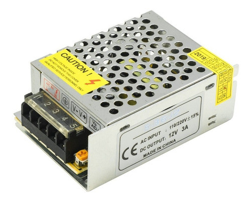 Fuente 12v 3amp- Convertidor - Transformador - Central Shop 0