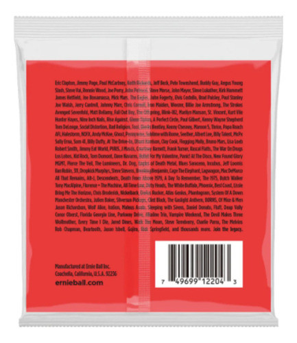Enc. Ernie Ball Guitarra 013 056 P02204 G Tensão Média 1