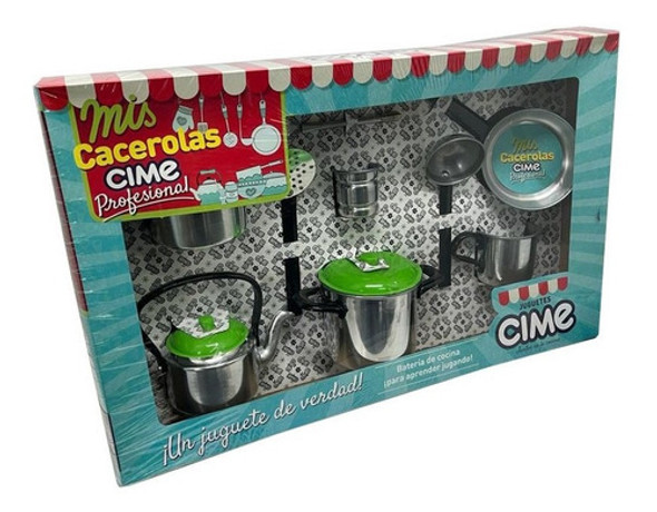 Bateria De Cocina 11 Piezas Aprendiendo A Jugar Tm1 321 Ttm 1