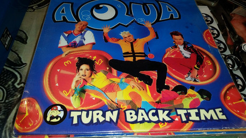 Aqua Turn Back Time Vinilo Maxi Italy Excelente 1998 Caño 0