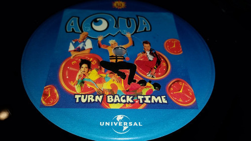 Aqua Turn Back Time Vinilo Maxi Italy Excelente 1998 Caño 1