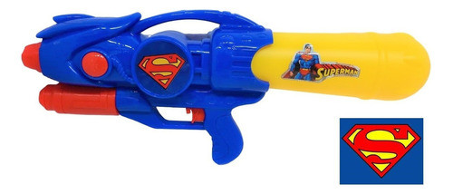 Pistola De Agua  46 Cm Infantil De Superman Dc Tun Tunishop 1