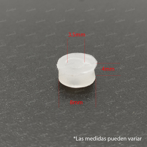 Separador Espaciador De Placa Plastico 4mm X3.5mm X 100 Un. 1