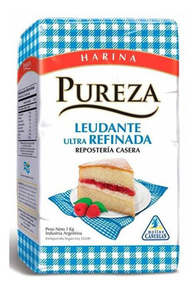 Pack X 48 Unid. Harina  Leudante 1 Kg Pureza Harinas Pro 0