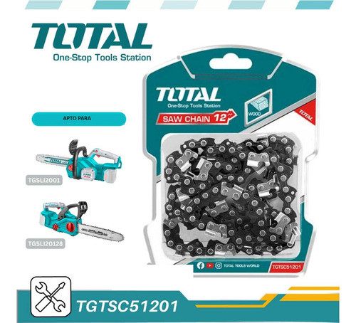 Cadena Motosierra Total 12  Apto Mod. Tgsli2001 Y Tgsli20128 1