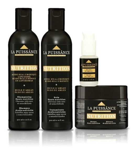 Kit Nutricion Argan Shampoo Mascara Serum Acond La Puissance 0 Kit Nutricion Argan Shampoo Mascara Serum Acond La Puissance 0