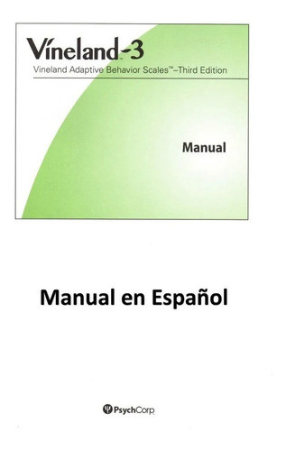 Vineland 3 Batería Psicológica 0