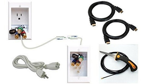 Sistema De Administracion De Cables Empotrado En La Pared De 1