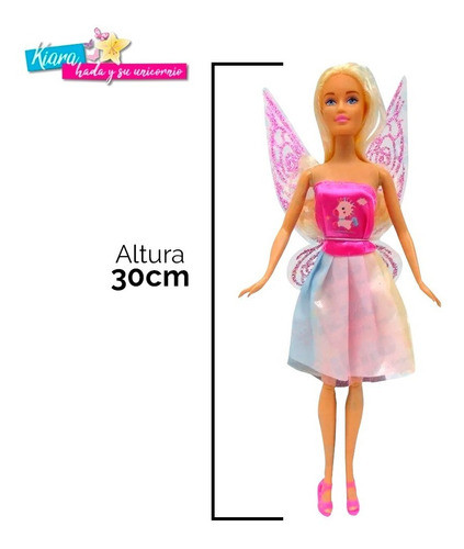 Muñeca Kiara Hada Su Hermoso Unicornio Poppi Diversion Nenas 1