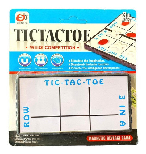 Juego De Mesa Ta Te Ti Magnético Premium Multiuso 0