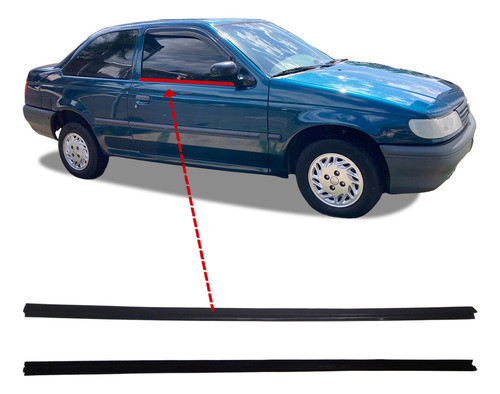 Pestana Externa Porta Direita Volkswagen Logus 1993 A 1996 0