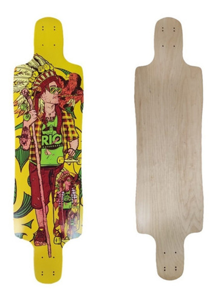 Shape Paje 38 Rio Skateboards - Maple Skate Longboard 0