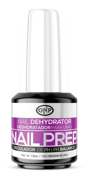 Deshidratador Nail Prep Gnp 15ml. Regulador De Ph 0