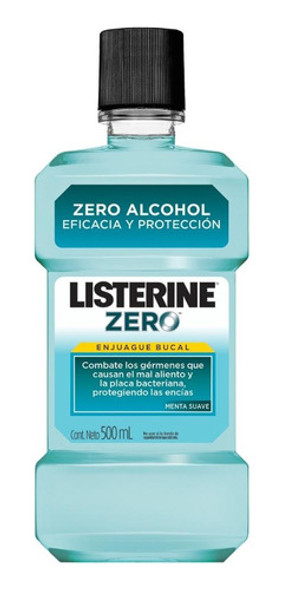 Enjuague Bucal Listerine Antisarro Zero 500ml 0
