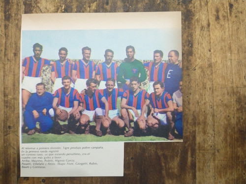 Recorte Tigre Equipo 46 Maurino Poletti Otros 0