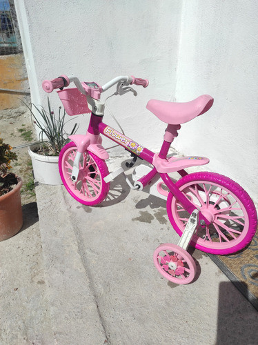Bicicleta De Niña Rod. 12 C/rueditas 0