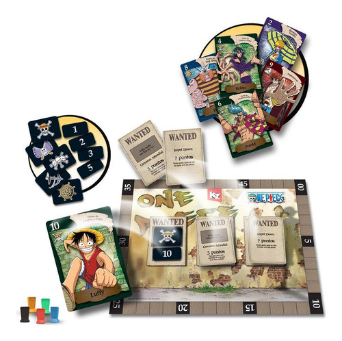 Jogo Tabuleiro One Piece Wanted 0