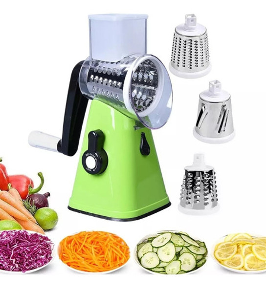 Rayador Rabana Cortador De Verduras Multifunción Trituradora 1 Rayador Rabana Cortador De Verduras Multifunción Trituradora 1