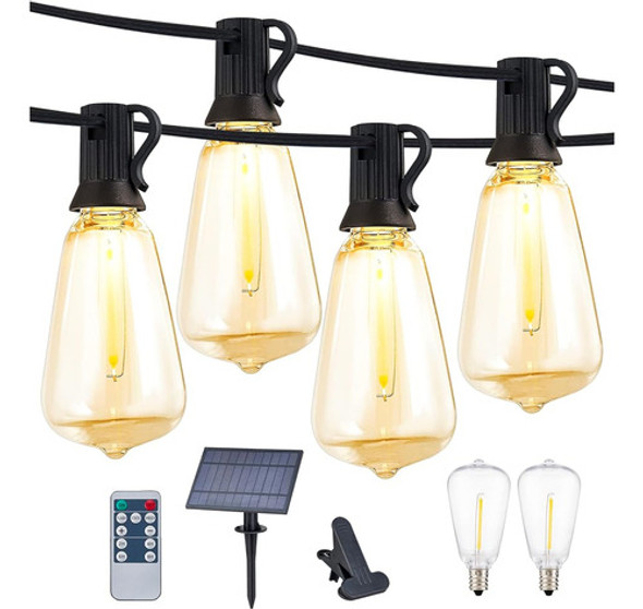 Glsbuld Luces De Cadena Solar Impermeables Para Exteriores, 0