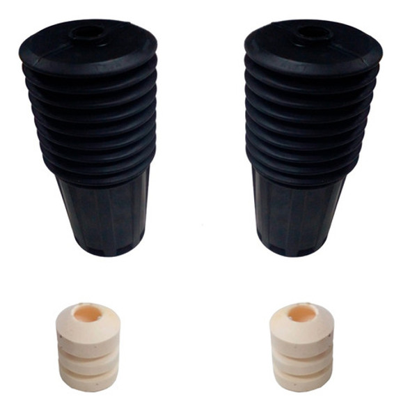 Kit 2 Fuelles + Topes Amortiguador Delantero P/ Peugeot 504 0