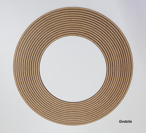 Kit 12 Aros Mdf Crú 3mm 18 A 30cm De Diâmetro 1